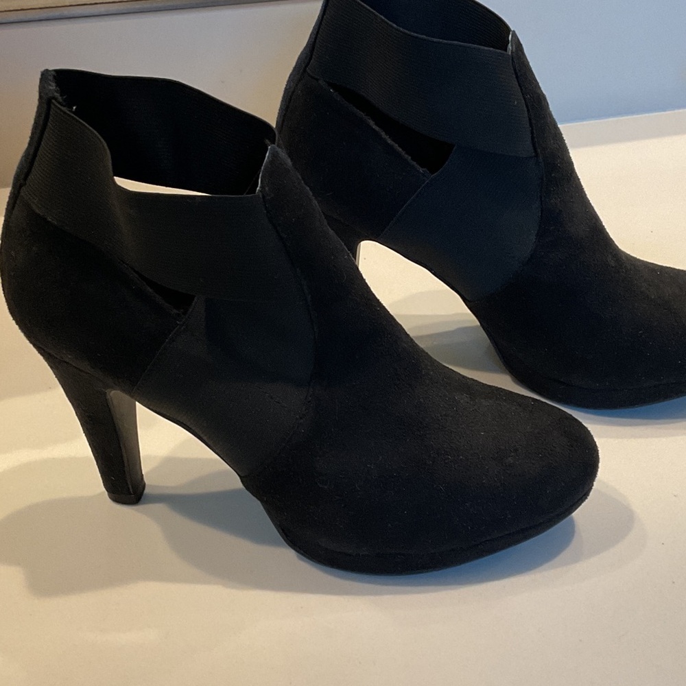 Madden Girl Devvi Black Heeled Boots
